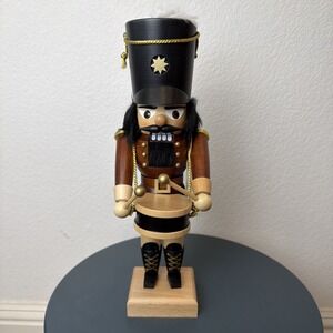 Christian Ulbricht Germany Natural 12" Drummer Nutcracker MIB